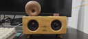 Citozz柏林之聲桌面復古藍牙音箱時(shí)尚無(wú)線(xiàn)雙喇叭低音炮便攜收音機小音響小擺件 淺棕色 曬單實(shí)拍圖