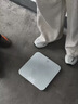得力（deli）體重秤健康秤家用精準耐用小物稱(chēng)重電子秤人體秤家庭健身減肥專(zhuān)用體脂稱(chēng)重秤 銀白色【LED高清透明大屏/高精準/加厚鋼化玻璃】 曬單實(shí)拍圖