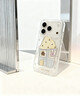 坦虎小熊兔子適用可愛(ài)雙層17PRO手機殼17PROMAX硬殼保護套 雙層白色-白透-小熊兔子 蘋(píng)果17PRO 曬單實(shí)拍圖