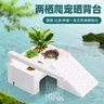 Barbarous Growth巴西龜爬臺烏龜曬臺爬坡龜缸造景龜箱爬坡爬梯曬燈烏龜躲避屋別墅 中號水培曬臺【破損包賠】 曬單實(shí)拍圖