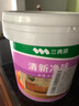三青 水性木器漆家具翻新漆門(mén)窗木用改色油漆好刷凈味 純白色5KG 曬單實(shí)拍圖