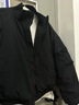 JEEP SPIRIT飛行員夾克外套男秋冬款美式廓形短款棉服cleanfit立領(lǐng)教練棒球服 黑色【升級款】 90%買(mǎi)家選擇【高 M 90-120斤 曬單實(shí)拍圖