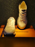 JASONWOOD運動(dòng)鞋男士秋冬新款真皮跑步鞋加絨可選軟底防滑休閑鞋旅游鞋男 白藍加絨 41 曬單實(shí)拍圖