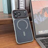 浪倜適用蘋(píng)果iPhone17ProMax手機殼Air鏡頭全包Magsafe四角氣囊AI按鍵軟邊硅膠磨砂防摔保護套 【磨砂灰】萊卡鏡頭框丨AI按鍵全包丨內置強磁 iPhone17 ProMax 曬單實(shí)拍圖