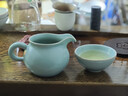 還真公道杯汝窯開(kāi)片冰裂大號公杯茶海分茶器功夫茶具陶瓷汝瓷 汝窯天藍釉-小胖海170ml 曬單實(shí)拍圖
