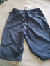 JEEP SPIRIT吉普【兩條裝】七分褲男中年夏季運動(dòng)寬松休閑短褲跑步大碼中褲工 黑色+深灰色 3XL 【建議155斤-175斤】 曬單實(shí)拍圖