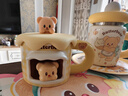 言倉黃油小熊面包店馬克杯浮雕立體陶瓷杯蓋可愛(ài)實(shí)用送閨蜜生日禮物 黃油小熊面包店馬克杯+立體杯蓋 曬單實(shí)拍圖