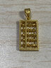 中國(guó)黃金（CHINA GOLD）黃金吊墜足金999精品5G如意招財(cái)算盤(pán)項(xiàng)鏈生日中秋禮物送女友老婆 【約2.26g】送925鏈 曬單實(shí)拍圖