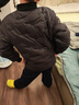 雅鹿兒童羽絨服輕薄款男童女寶寶中大童小童內膽校服神器 黑色 160 曬單實(shí)拍圖