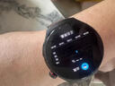 HKMW機（HUAIWEI）適用高精度全自動(dòng)監測尿酸血脂血糖心率體溫手表實(shí)時(shí)血壓血氧圓屏手環(huán)健康檢測 黑色標配版(送真皮表帶) 曬單實(shí)拍圖