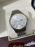 瑞士認證歐米茄手表男士全自動(dòng)機械男表超薄商務(wù)奢華高檔防水夜光 升級版機芯-鋼帶間金白面 曬單實(shí)拍圖
