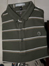 金利來(lái)男裝POLO衫男長(cháng)袖2025新款條紋商務(wù)休閑衛衣翻領(lǐng)上衣 軍綠色 M 建議100-120斤 曬單實(shí)拍圖