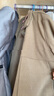羅蒙（ROMON）外套男秋冬季潮流休閑寬松翻領(lǐng)夾克男士百搭衣服男裝 淺駝色 XL 曬單實(shí)拍圖