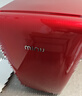 小吉（MINIJ）【汽車(chē)級烤漆】121迷你復古小冰箱冷藏冷凍一級能效小型家用客廳冰箱圣誕禮物電冰箱藝術(shù)烤漆系列 121L|一級能效|丹霞紅烤漆 曬單實(shí)拍圖