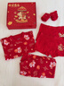 寵兒依人兒童本命年內衣套裝馬年12歲純棉紅色秋衣秋褲大童新年喜慶套裝 福氣滿(mǎn)滿(mǎn)禮盒裝【馬年套裝+2內褲+2襪子】 120 【建議身高100-110cm】 曬單實(shí)拍圖