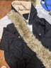 妙奕嘉座山雕派克服棉服外套秋冬女棉襖高級感加絨棉衣小個(gè)子洋氣短款 黑色座山雕韓系仿兔毛絨派克服 M 【建議85-120斤】 曬單實(shí)拍圖