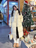 Ady Glenna棉服女中長(cháng)款2025新款韓版寬松加厚時(shí)尚網(wǎng)紅棉衣長(cháng)款棉襖外套女 米白色 S (70-110) 曬單實(shí)拍圖