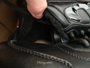 里奇.喬丹   RICKY JORDAN男鞋冬季保暖高幫跑步鞋皮面透氣運動(dòng)鞋保暖防臭耐磨軟底旅游鞋子 952雅黑【皮面防水加絨】真牛皮加絨款 38 (240mm) 曬單實(shí)拍圖