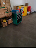 綠林（GREENER）移動(dòng)工具柜工具車(chē)手推車(chē)多功能工具箱汽修五金抽屜式維修收納柜 DA-24標準工具車(chē)【綠黑】 曬單實(shí)拍圖