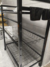 安俊晟廚房置物架菜籃子落地多層微波爐收納架子可移動(dòng)多功能蔬菜儲物架 單 排 60 -三層* 二網(wǎng)一板 加粗加厚款 曬單實(shí)拍圖