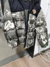 李寧（LI-NING）兒童羽絨服男童中大童2025冬季新款青少年極寒加厚保暖鴨絨外套 自然為友綠白滿(mǎn)印/黑色 160 曬單實(shí)拍圖