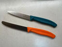維氏瑞士軍刀水果刀削皮刀廚刀(番茄餐刀)波浪刃橙色110mm6.7839.C1 曬單實(shí)拍圖