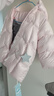 笛莎（DEESHA）女童羽絨服2025冬新款三防保暖中長(cháng)款羽絨外套童裝女寶寶衣服 粉色 100 【充絨量：87.1g】 曬單實(shí)拍圖