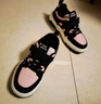 ABC KIDS兒童板鞋冬季童鞋女童中大童低幫加絨運動(dòng)鞋3898黑/粉色36 曬單實(shí)拍圖