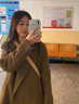 MSJ雙面絨羊毛大衣女2025秋冬新品小個(gè)子時(shí)尚毛呢外套 栗棕色 S 105-120斤 曬單實(shí)拍圖