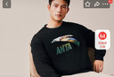 安踏（ANTA）衛衣男裝2026新款秋季長(cháng)袖圓領(lǐng)黑色套頭衫寬松男士 基礎黑/山脈-6 L (男175) 曬單實(shí)拍圖