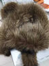 恒源祥小浣熊皮草帽子網(wǎng)紅同款男女兒童狐貍貉子毛雷鋒帽冬季保暖護耳帽 藍狐本色 成人均碼(55-58cm) 曬單實(shí)拍圖