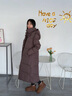 波司登（BOSIDENG）25新款絲絨拿鐵羽絨服女長(cháng)款90鵝絨經(jīng)典商務(wù)連帽冬外套商場(chǎng)同款 自在暖咖7F88-絲絨拿鐵/博主同款 【趨勢推薦】 S 160/84A 體重約100-110斤 曬單實(shí)拍圖