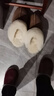 內泊NEIBO乳膠羊毛毛拖鞋男冬季U澳洲GG加厚皮毛一體防臭防濕保暖女士 深栗【拍大1碼】 42-43 大1碼寬松 曬單實(shí)拍圖