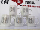 瀚祥影印 影印定做杯子可印照片定制logo馬克杯畢業(yè)合影禮品杯骨瓷杯子刻字圖案 骨瓷純白圓把杯勺+竹蓋 曬單實拍圖