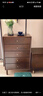 家逸全實(shí)木五斗柜臥室床尾柜客廳儲物靠墻收納柜子多功能斗櫥 曬單實(shí)拍圖