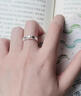 戚小米S999足銀四葉草戒指女素圈輕奢爆款開(kāi)口戒高級感女款食指戒送女友 車(chē)花四葉草戒指【999足銀】 曬單實(shí)拍圖