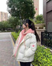 迪士尼（Disney）假兩件加厚連帽羽絨棉服女冬季12歲大童13少女15初中學(xué)生棉衣外套 米白色 170 M 建議90-105斤 曬單實(shí)拍圖