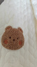 貝瑞加（Babyprints）嬰兒馬甲秋冬夾棉保暖背心初生男女寶寶護肚坎肩柔軟 棕熊66 曬單實(shí)拍圖