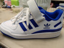阿迪達斯（adidas）originals Forum三葉草蛇年男女情侶新款魔術(shù)貼運動(dòng)鞋休閑鞋板鞋 FY7756白藍 37 曬單實(shí)拍圖
