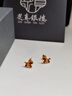 炙真銀樓本命年馬年銀耳釘女款2026新款本命年禮物生日送女朋友老婆 【馬上有錢(qián)】耳釘+專(zhuān)柜禮盒 曬單實(shí)拍圖