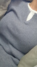 Olrain歐芮兒法式灰色針織衫女春秋季女裝假兩件通勤長(cháng)袖毛衣上衣 灰色（第二批次） M 曬單實(shí)拍圖