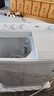 海爾（Haier）洗衣機半自動(dòng)雙缸雙桶筒脫水機甩干機大容量家用雙動(dòng)力雙杠波輪 【628S】10KG大容量+強力去污 曬單實(shí)拍圖
