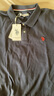 U.S. POLO ASSN.polo衫男翻領(lǐng)秋季純棉商務(wù)休閑長(cháng)袖t恤男士高端上衣 黑色 XXXL 曬單實(shí)拍圖