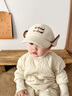 U&MUDI兒童帽子秋冬季時(shí)尚百搭男童鴨舌帽厚款保暖韓版女寶寶護耳棒球帽 焦糖咖-m護耳帽 建議5-10歲頭圍51-55cm x 均碼 曬單實(shí)拍圖