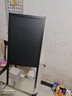 天聰寶貝支架式店鋪商用小黑板餐廳奶茶店放門(mén)口手寫(xiě)菜單廣告展示招牌立式 鋁合金一體式支架黑板（不發(fā)光） 40*60cm 曬單實(shí)拍圖