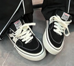VISION STREET WEAR官方 STICK復古經(jīng)典低幫翻毛皮帆布鞋運動(dòng)休閑板鞋男女多色 經(jīng)典黑 42 曬單實(shí)拍圖