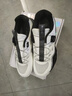 薰風(fēng)（KUMPOO）2025新款羽毛球鞋瞬影D99 防滑減震抗扭熏風(fēng)男女同款紐扣系帶球鞋 白/黑 44 曬單實(shí)拍圖