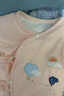 新生嬰兒衣服冬天加厚分體套裝03月秋冬季初生寶寶包腳棉服和尚服 【軟糯中厚】櫻花粉 52cm 6-10斤寶寶 曬單實(shí)拍圖
