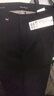 柒牌休閑褲男士秋冬商務(wù)百搭中青年黑色中腰厚款直筒長(cháng)褲 曬單實(shí)拍圖