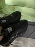 里奇.喬丹   RICKY JORDAN男鞋冬季保暖高幫跑步鞋皮面透氣運動(dòng)鞋保暖防臭耐磨軟底旅游鞋子 952雅黑【皮面防水加絨】真牛皮加絨款 40 (250mm) 曬單實(shí)拍圖